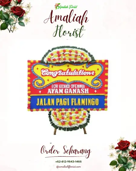 Sewa Papan Bunga Halim Perdana Kusuma